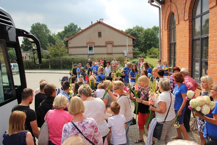 Powrót pielgrzymów do Głowna