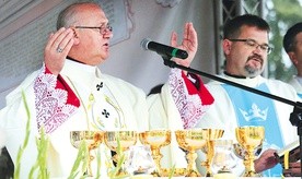 ▲	 Odpust w Stoczku Klasztornym był okazją do dziękczynienia Bogu za posługę w sanktuarium księży marianów.