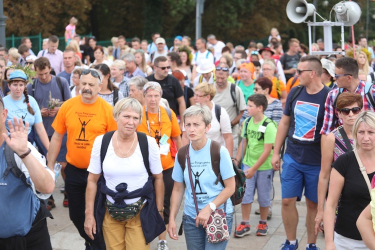 Powitanie Pielgrzymki Żywieckiej na Jasnej Górze - 2017