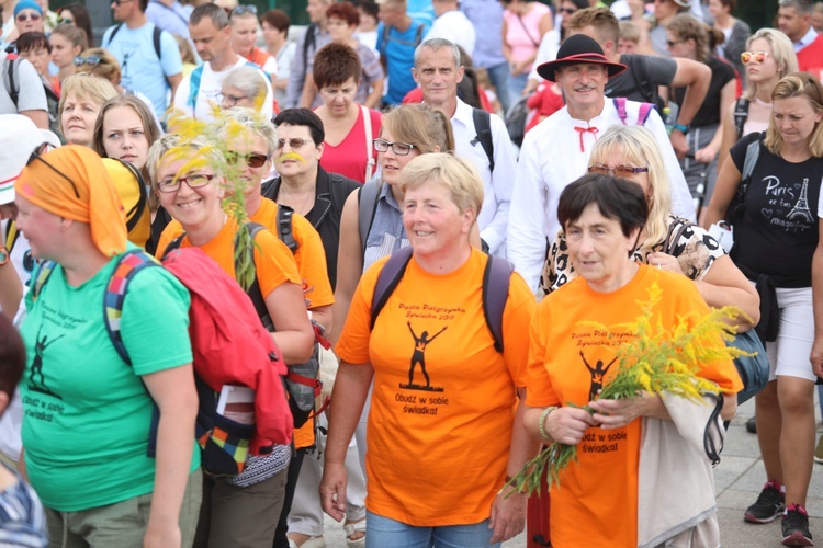 Powitanie Pielgrzymki Żywieckiej na Jasnej Górze - 2017