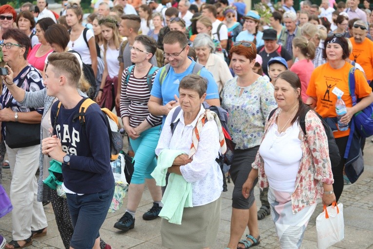 Powitanie Pielgrzymki Żywieckiej na Jasnej Górze - 2017