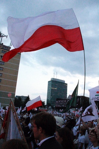 Manifestacja patriotyczna w rocznicę Porozumień Sierpniowych