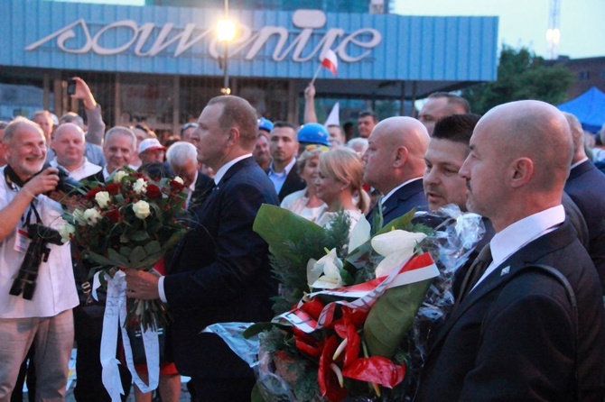 Manifestacja patriotyczna w rocznicę Porozumień Sierpniowych