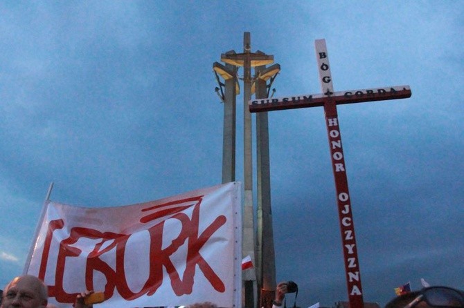 Manifestacja patriotyczna w rocznicę Porozumień Sierpniowych