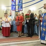 Józefów: Ikona w deszczu i gorące powitanie