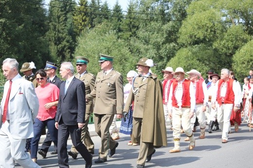 Korowód górali karpackich przez Istebną - 2017