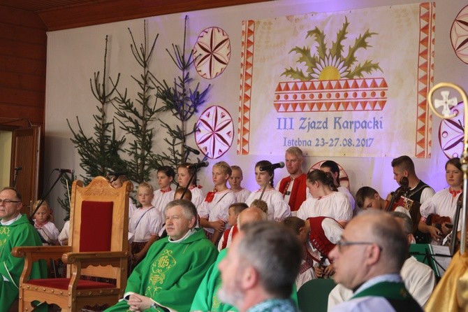 III Zjazd Karpacki w Istebnej - Msza św. i zakończenie