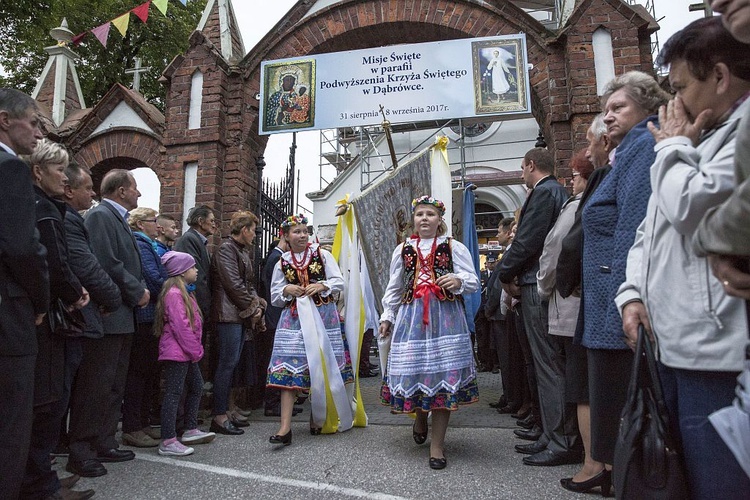 Dąbrówka. Powitanie jasngórskiej ikony