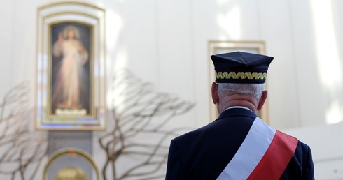 Kolejarze w Łagiewnikach