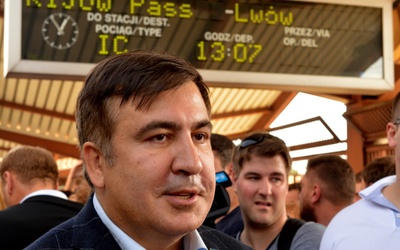 Saakaszwili planuje przekroczyć granicę z Ukrainą pociągiem