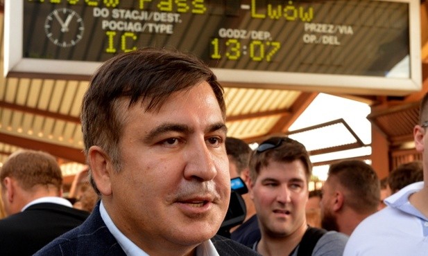 Saakaszwili planuje przekroczyć granicę z Ukrainą pociągiem