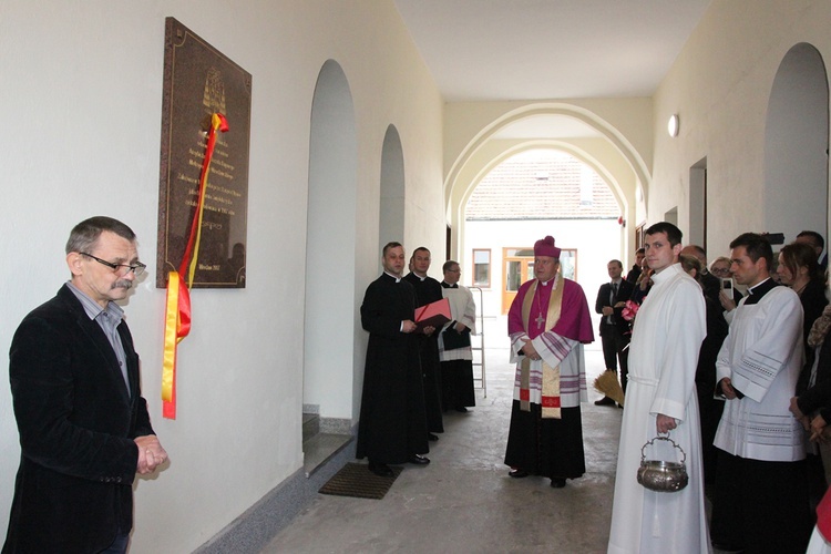 Poświęcenie odnowionej drukarni