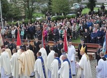 Msza św. odbyła się  na placu sanktuaryjnym. 