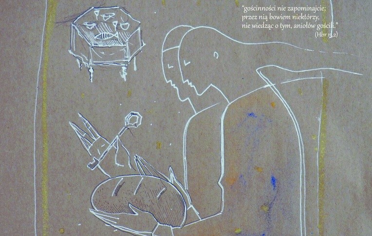Nie wiedząc, aniołom dali gościnę…