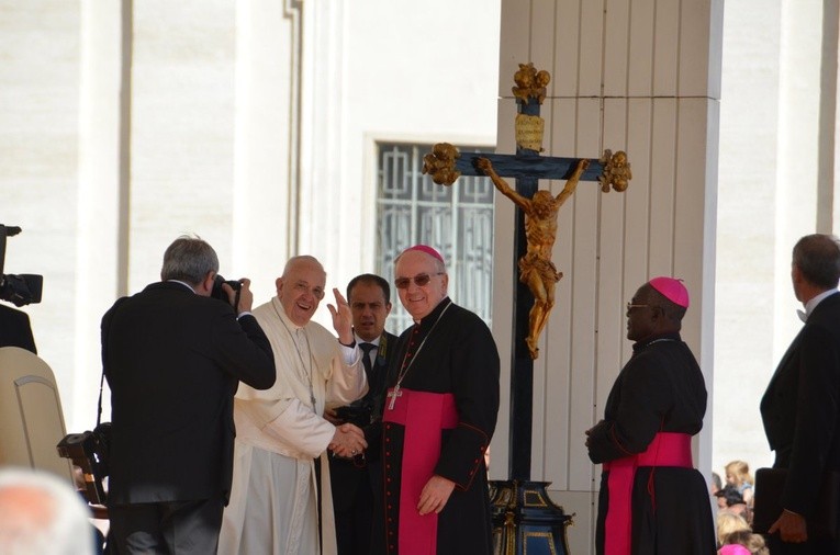 Abp Budzik u papieża Franciszka. Rekolekcje dla lubelskich księży w Watykanie