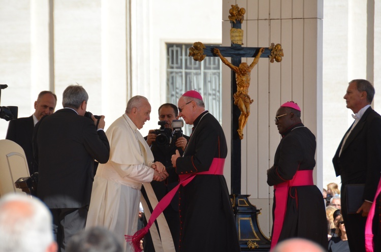 Zdjęcia ze spotkania z papieżem Franciszkiem