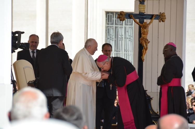 Zdjęcia ze spotkania z papieżem Franciszkiem