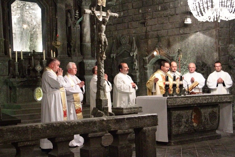 Spotkanie instytucji albertyńskich w Kopalni Soli w Wieliczce