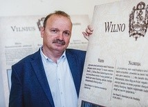▲	Michał Rzepiak zachęca do współpracy w ramach nowo utworzonego Domu Kresy.