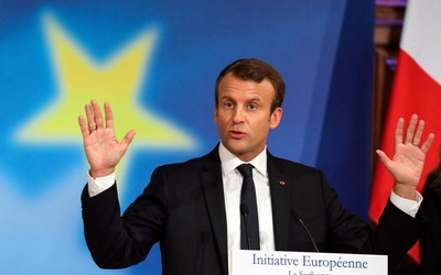 Macron proponuje wspólny budżet strefy euro 