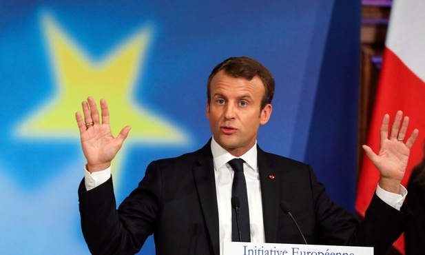 Macron proponuje wspólny budżet strefy euro 