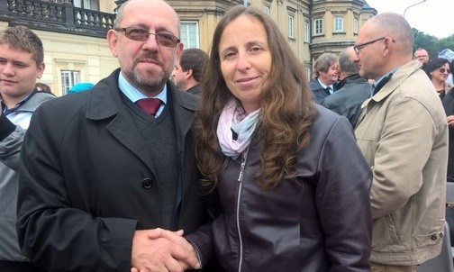 Renata i Marek Wójcikowie z diecezjalnego duszpasterstwa rodzin