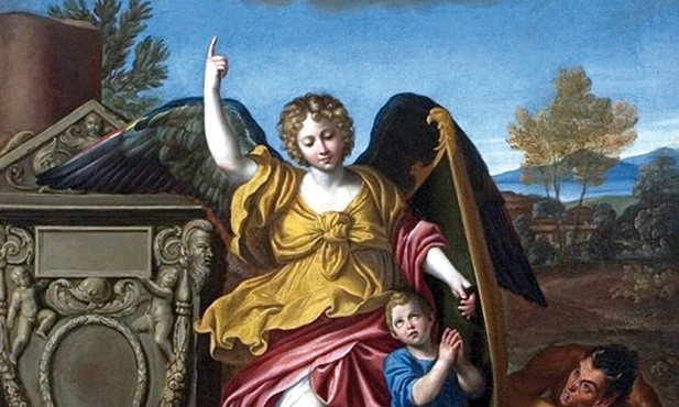 Domenico Zampieri, 
zwany Domenichino 
Anioł stróż 
olej na płótnie, 1615–1641
Muzeum Pałacu Króla Jana III 
Wilanów
