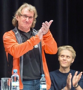 Publiczność przyznała swoją nagrodę „Najlepszemu” Łukasza Palkowskiego. Na zdjęciu Jakub Gierszał (z prawej), który wcielił się w postać Jerzego Górskiego, bohatera filmu.