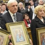 Koronacja fresku Matki Miłosierdzia w Dzierżoniowie