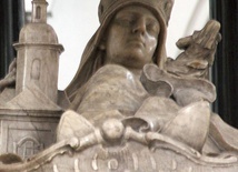 	Nagrobek św. Jadwigi w trzebnickiej bazylice.