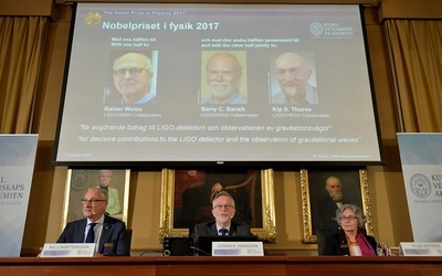 Fizyczny Nobel dla odkrywców fal grawitacyjnych