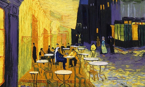 Arles Night Café – kadr z filmu „Twój Vincent”.