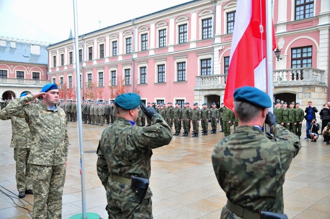 Ministrowie obrony narodowej Polski, Litwy i Ukrainy w Lublinie