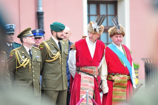 Ministrowie obrony narodowej Polski, Litwy i Ukrainy w Lublinie