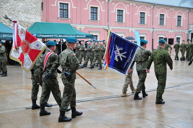 Ministrowie obrony narodowej Polski, Litwy i Ukrainy w Lublinie