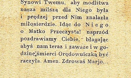 Ze starego modlitewnika