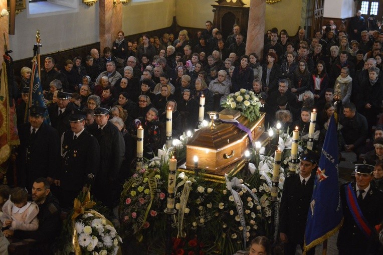 Pożegnanie ks. Franciszka Trutego 