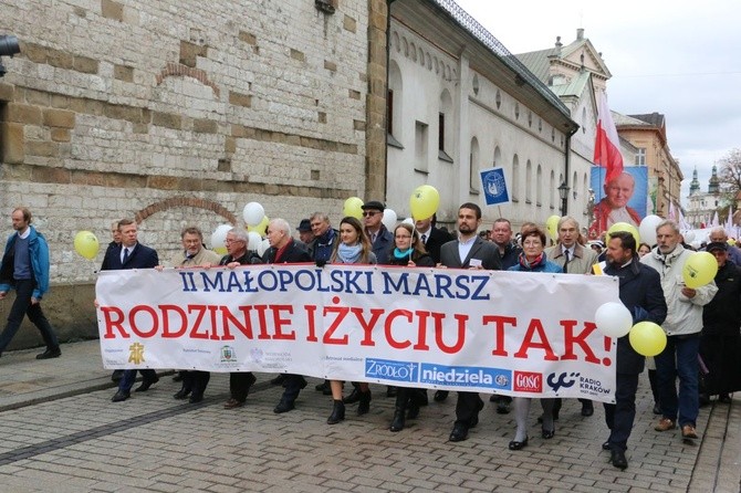 II Małopolski Marsz "Rodzinie i Życiu Tak!"