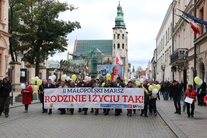 II Małopolski Marsz "Rodzinie i Życiu Tak!"