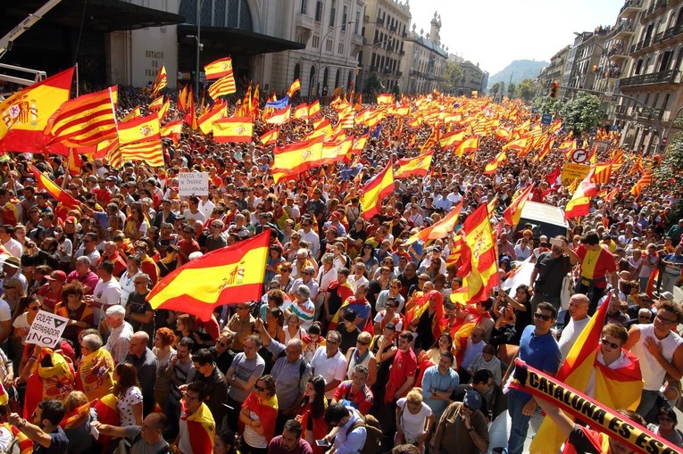 Demonstracja w Barcelonie