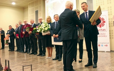 Podziękowanie  dla tych, którzy wspierają działania gliwickiej Caritas, odbyło się w Centrum Edukacyjnym  im. Jana Pawła II.