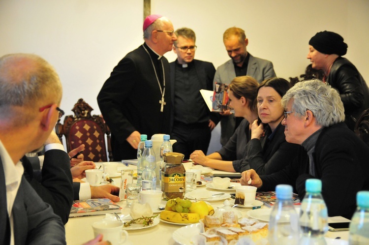 Spotkanie dziennikarzy z arcybiskupem