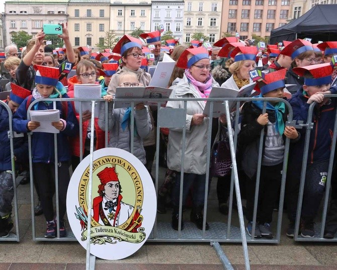 65. Lekcja Śpiewania "Wszyscy jesteśmy Kościuszkami"