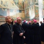 Polscy biskupi na lubelskim zamku