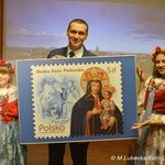 Prezentacja znaczka z Matką Boską Piekarską