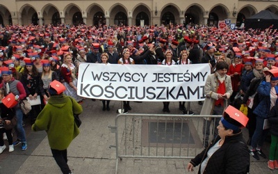 Finał Roku Kościuszki na krakowskim Rynku Głównym