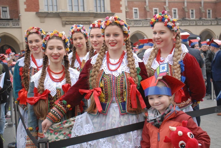 Finał Roku Kościuszki na krakowskim Rynku Głównym