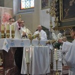 Święci Jan Paweł II i Maksymilian Kolbe w Muszynie