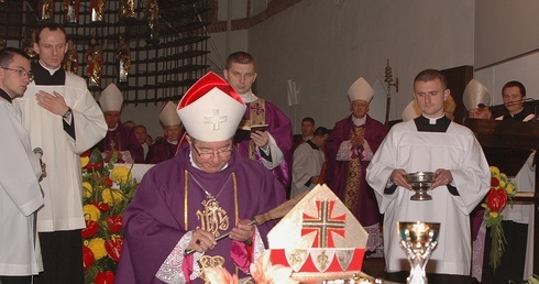 Pożegnanie w katedrze koszalińskiej