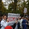 Protest lekarzy rezydentów w Warszawie